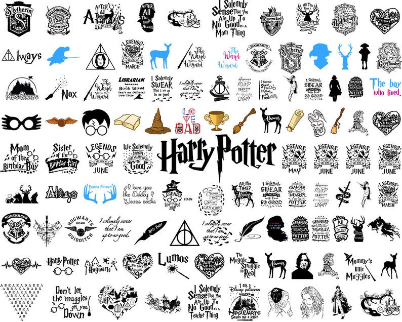 Harry Potter 4000+ Plus Mega SVG Bundle – Family Supply Digitals